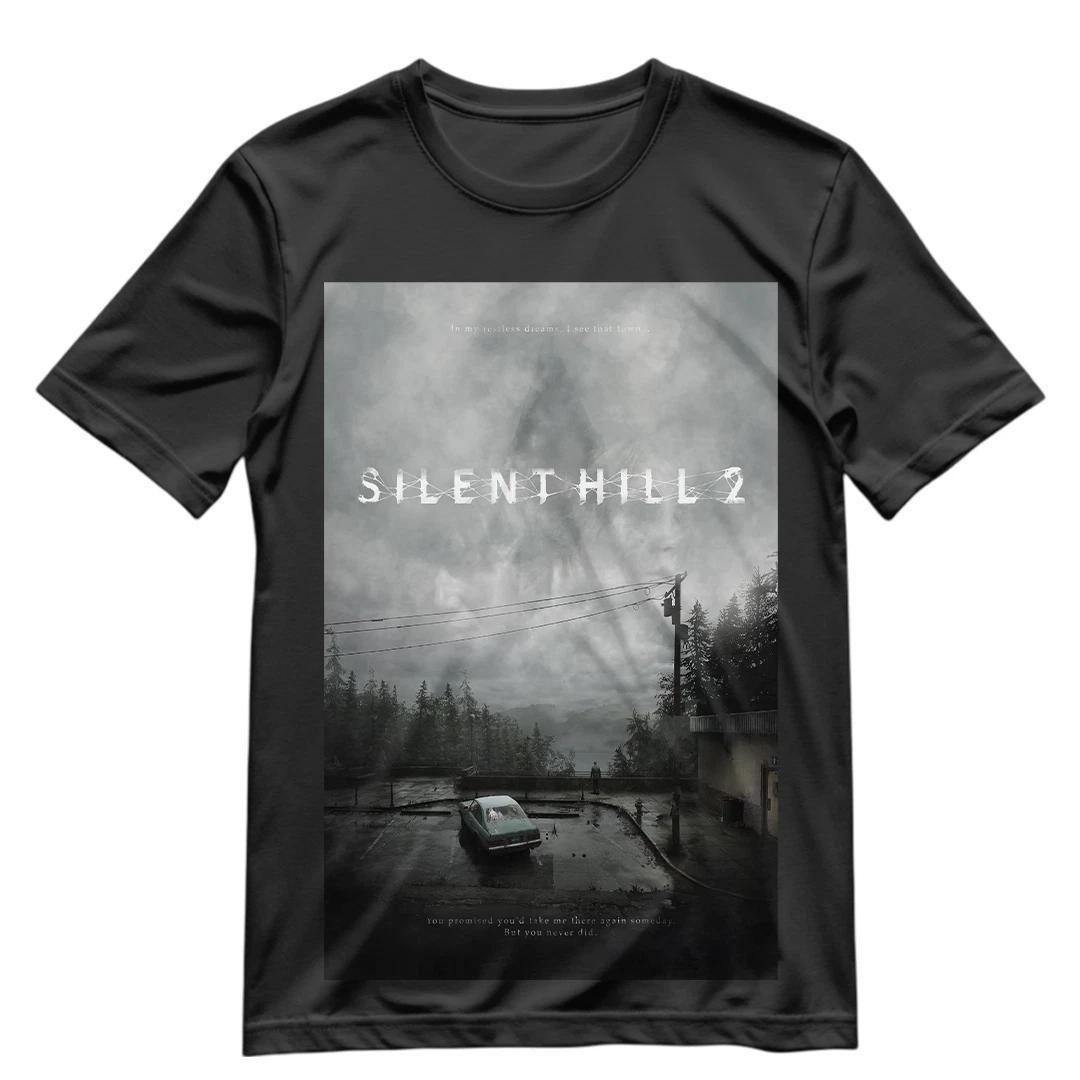 Футболка Silent Hill Футболка Silent Hill 2 S-XXXL Графическая футболка с Пирамидоголовым SH2 L