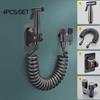 Toilet Spray Gun Telescopic Hose Women's Washing Machine Water Inlet Pipe Telephone Line Spring Tube Shower Showerhead Faucet Elastic Water Pipe