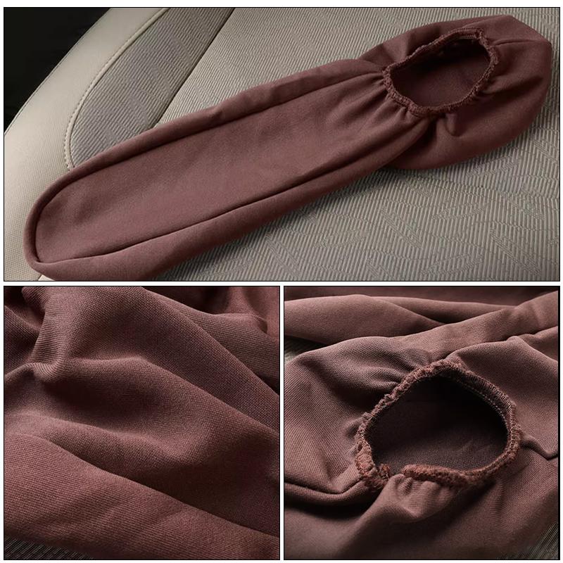 Car Seat Armrest Cover Soft Comfortable Elastic Cloth For Citroen C4 C3 C5 C1 C2 VTS Berlingo Celysee Xsara Picasso Aircross