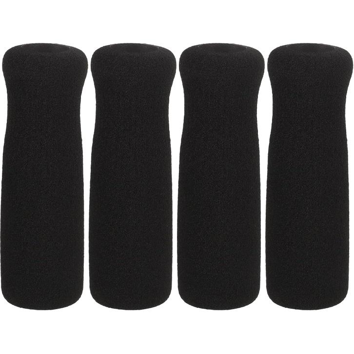 

Kisangel 4Pcs Walking Cane Handle Grip Replacement Walking Cane Grip Foam Hand Grip for Walking Cane Accessories, 11x3cm, Black,