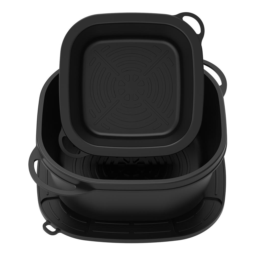 Air Fryer Silicone Liner Reusable Silicone Baking Sheet Mat Nonstick Baking Tray for Oven Microwave Steamer Kitchen Accessories