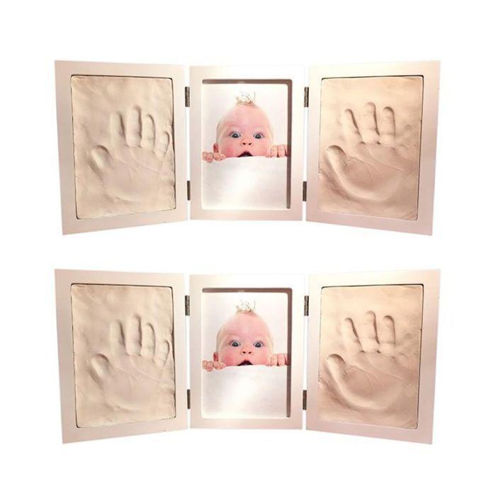 2 Kits Baby Footprint Castings
