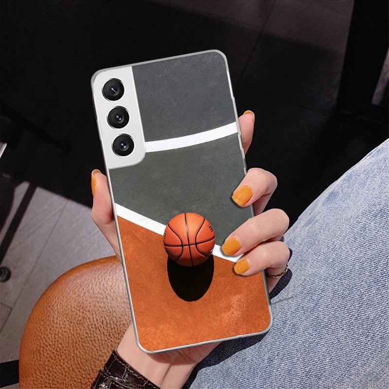 Basketball Basket Play Phone Case For Samsung Galaxy S24 S25 Edge S26 Ultra S23 S22 S21 Plus S20 FE + Personalized Print Cover G