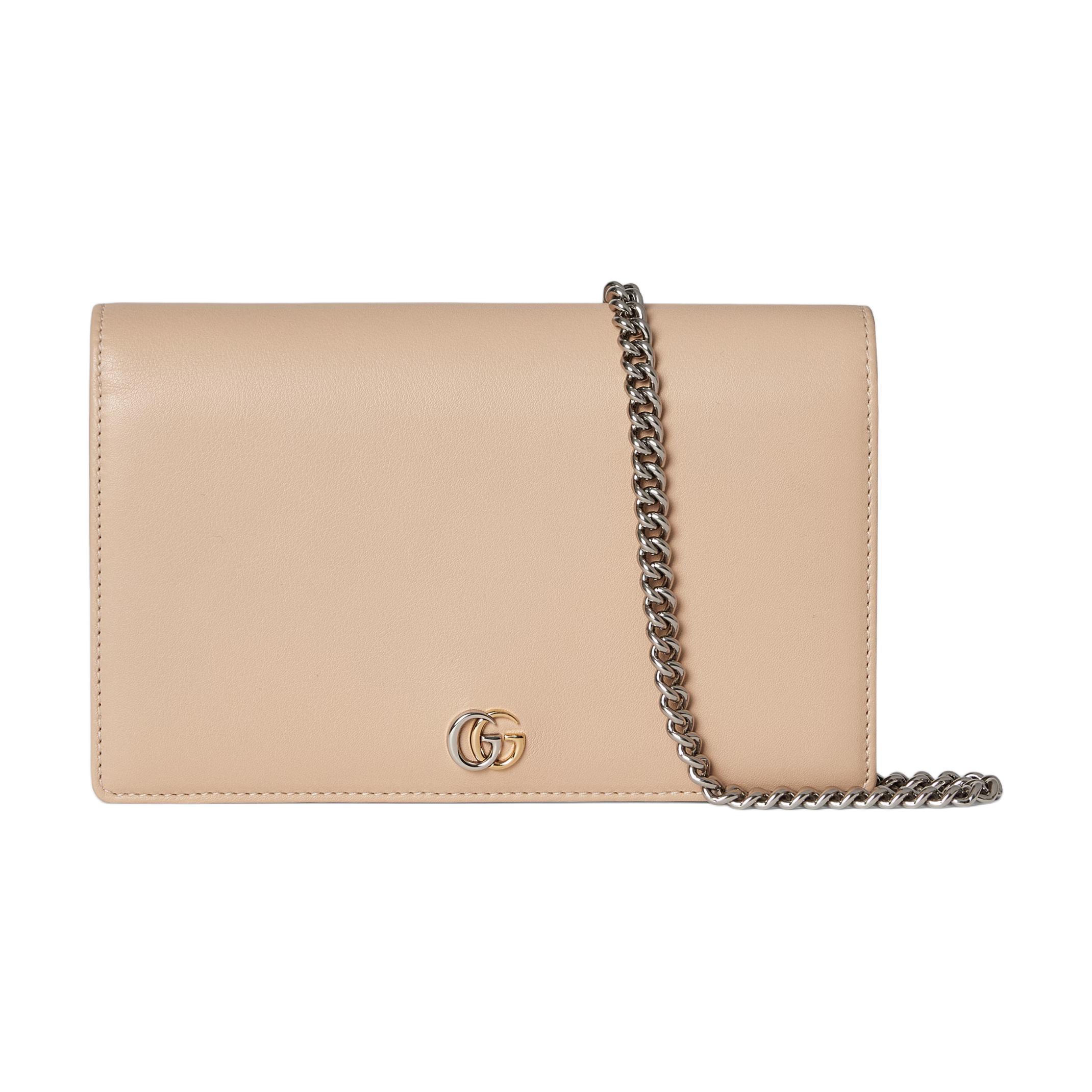 GUCCI GG Marmont Leather Wallet Unisex