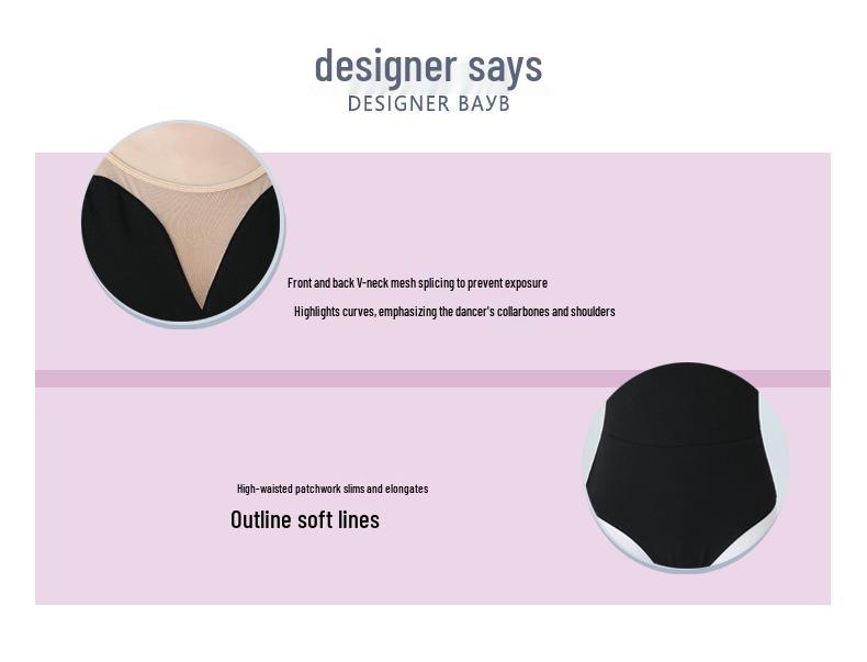 Acrylic Short Sleeve Leotard for Chinese Dance, Yoga, and Ballet Practice