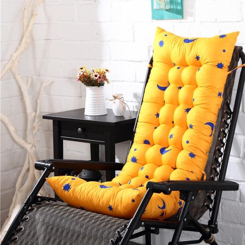 1pc Thickened recliner cushion office sofa summer lunch break rocking chair cotton cushion available on the beach
