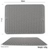 Nordic Silicone Foldable Drain Mat & Placemat - Eco-friendly, Heat Insulation, Anti-scalding, Easy Storage