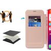 iPhone 16 Pro Max Flip Case, RFID Wallet MagSafe with Camera Protection, Pink