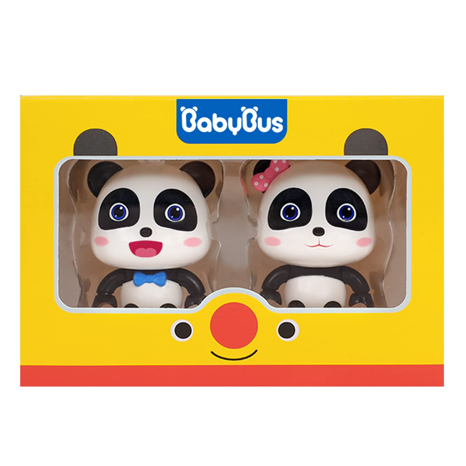 

Фигурка BabyBus Kiki & Miu-Miu, Панда, Развивающая игрушка для младенцев и детей, Возраст 0, 1, 2 и 3 года, Подарок на день рождения, Бэби Бас