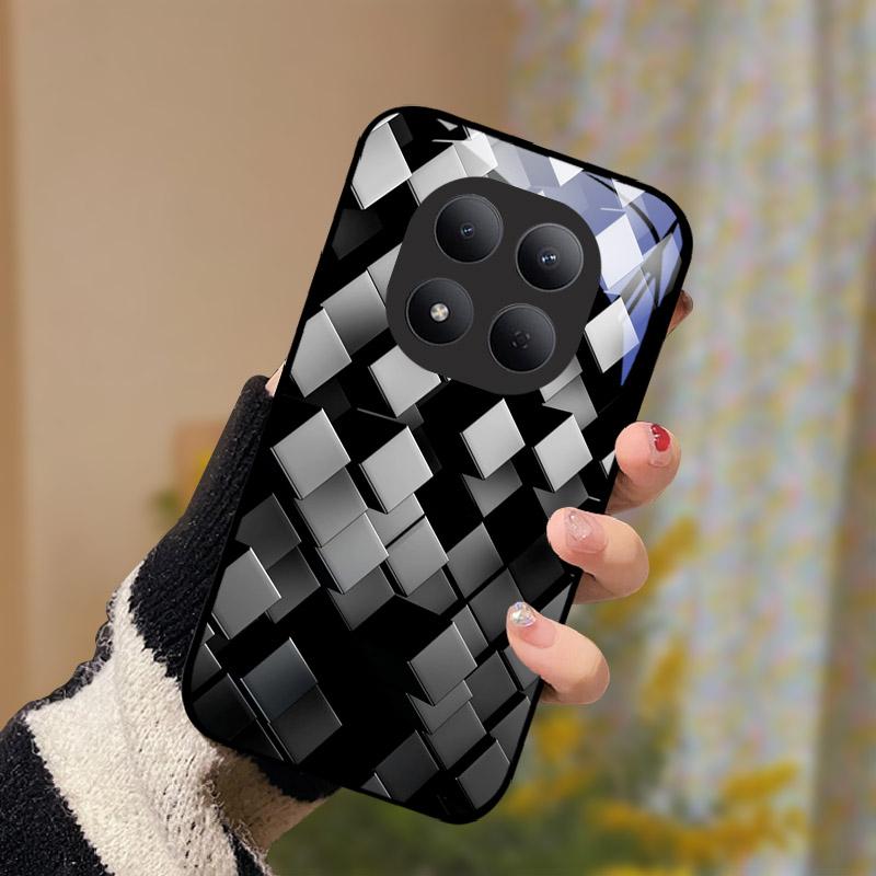 For Xiaomi POCO M8 Pro 5G Case M8Pro Tempered Glass Phone Cover For Redmi Note 15 Pro Plus Note15 Pro+ 5G Funda Camera Protector