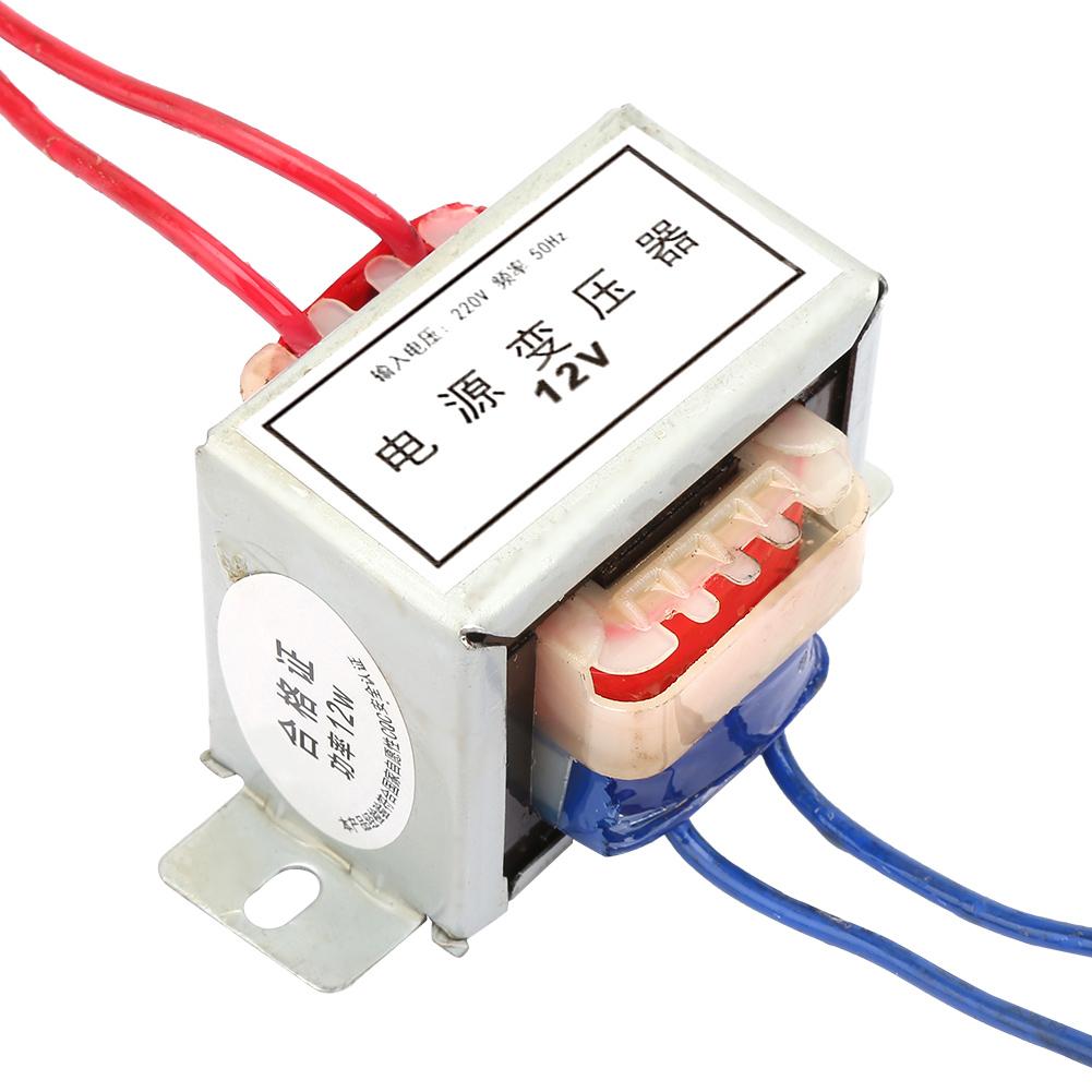 AC 12V Output Voltage 12W Input 220V 50Hz Single Power Transformer