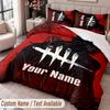 Custom Name Text 3Pcs Bedding Set Dead by Daylight Duvet Cover And Two Pillowcases