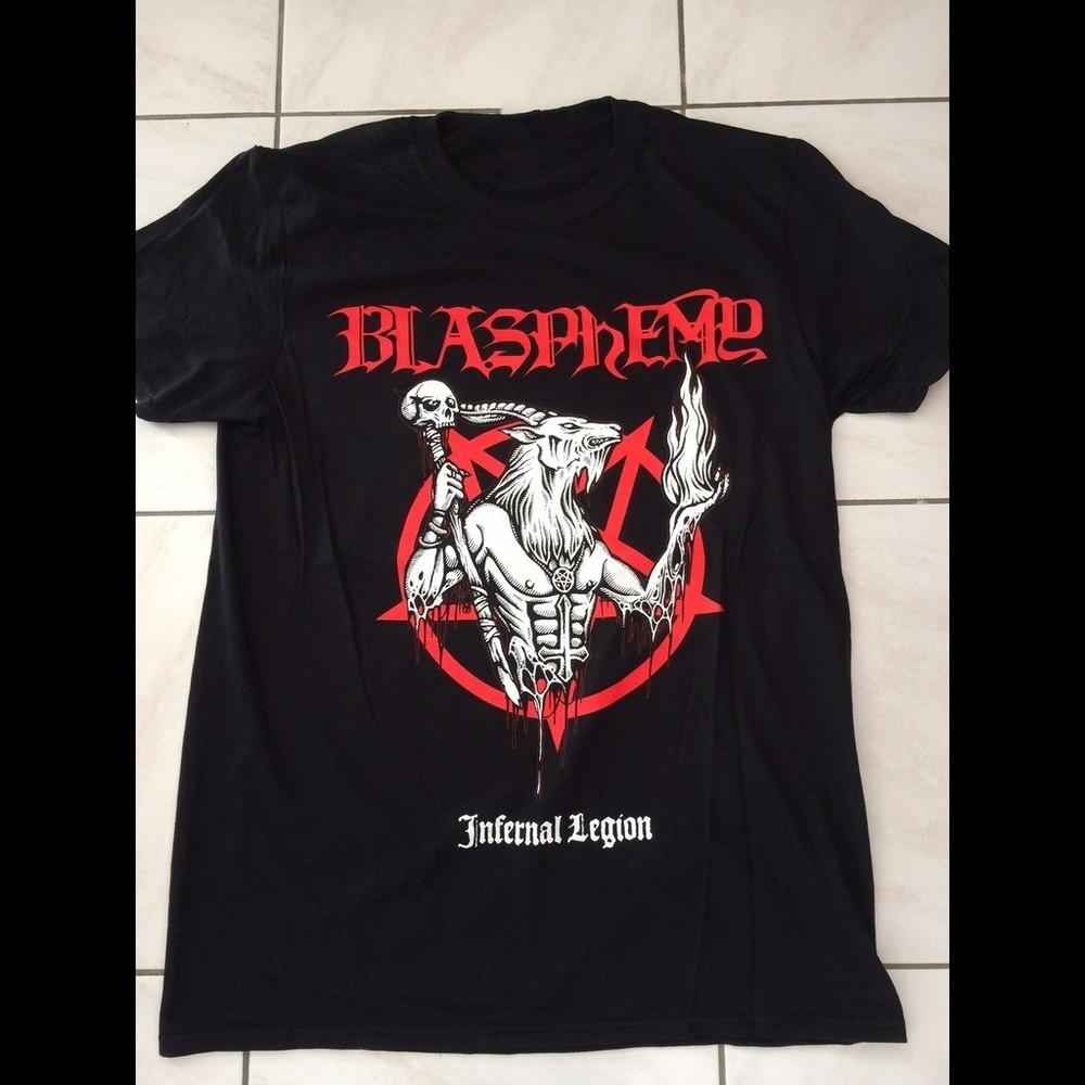 

Blasphemy Band Gift For Family Black T-Shirt Cotton All Size Unisex T-Shirt L