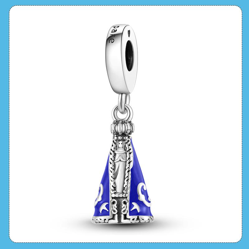 

925 Sliver Charm Dangle Charm Fit Браслет Ожерелье Ювелирные изделия