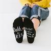 Women Sock Funny Hip Hop Socks Unisex Cotton Harajuku Letter Dobby Is Free Cotton Skarpetki Sokken