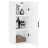 Wall Mounted Cabinet White 13.6 x 13.4 x 35.4 in (W x D x H)