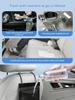 Hanging Car Trash Bag - Thickened PE, Long Strap, Hangable & Stickable, Large Capacity for Waste & Daily Items