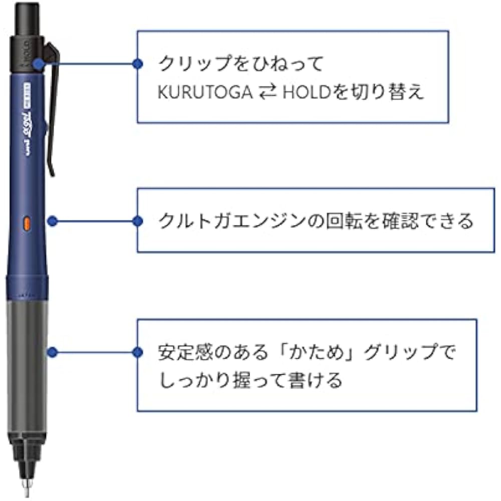 Mitsubishi Pencil Mechanical Pencil Alpha Gel 0.5 Switch Black M51009GG1P.24