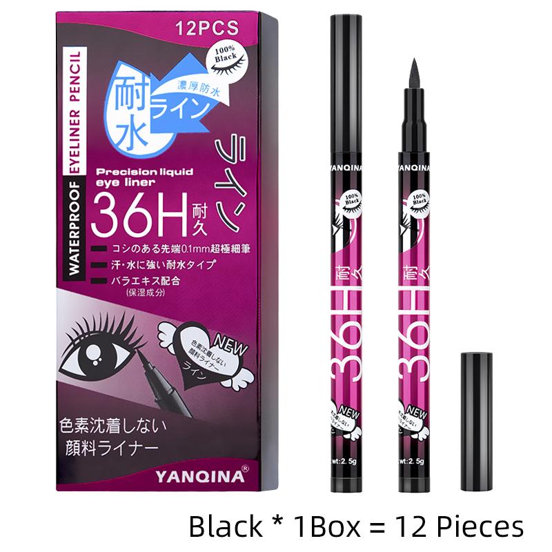 Buy YANQINA Colorful Eyeliner Pencil 36H Longlasting Makeup Waterproof
