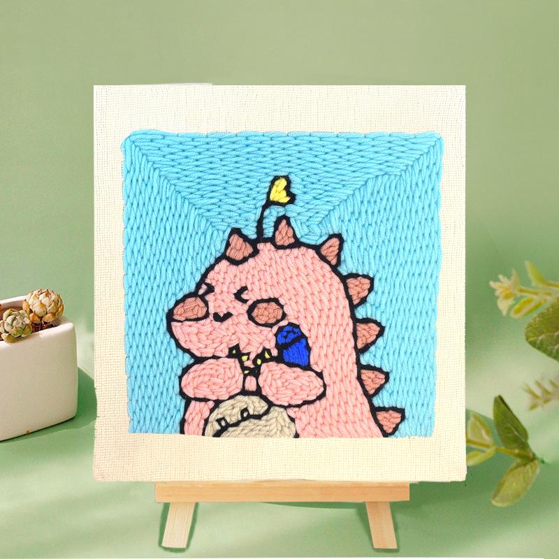 DIY Punch Needle Embroidery Kit: Russian Yarn Decorative Painting