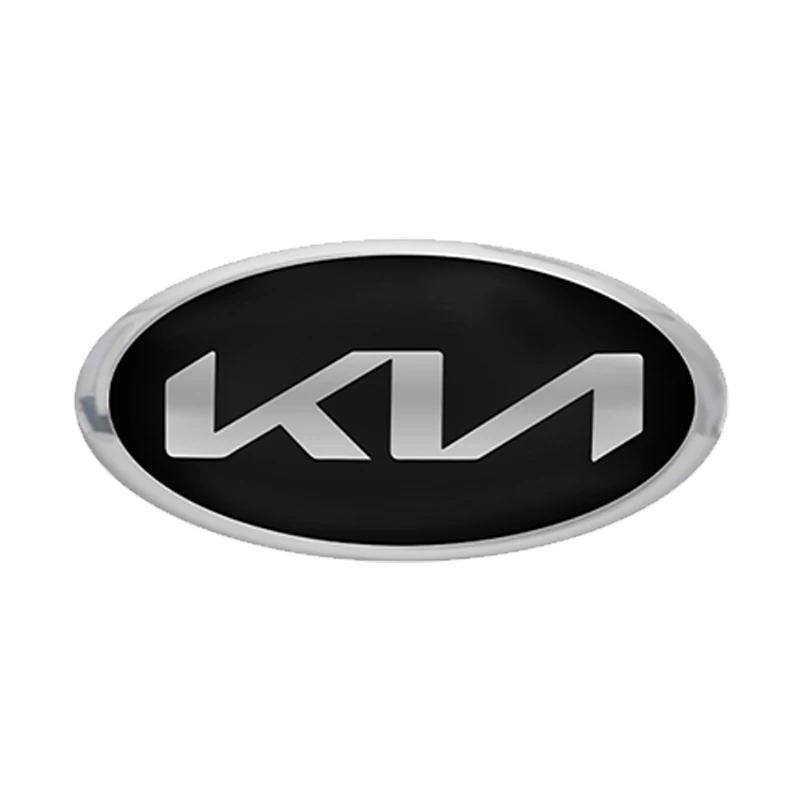 AHO1 1pcs 3D ABS Car Front Hood Logo Emblem Badge Sticker For KIA K2 K3 K5 K7 EV6 KX3 Soul Seltos Sportage Cerato Optima Sorento