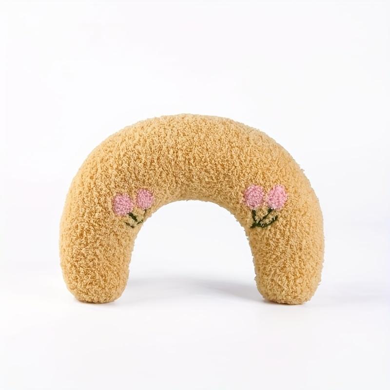 Soft Pet Pillow Cushion for Cats Dogs Thick Cotton Sleeping Headrest Comfortable Bite Resistant Pet Bed Accessory