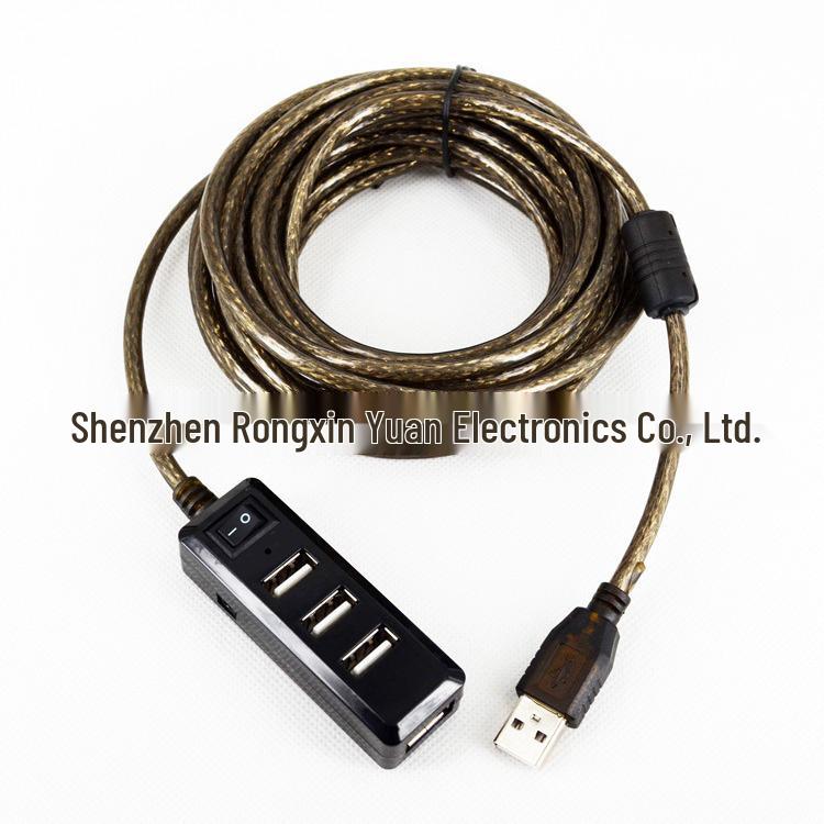 

4-Port 10-Meter USB 2.0 A/F Male to Female Extension Cable for Mouse and Keyboard 1 Meter 4 Ports