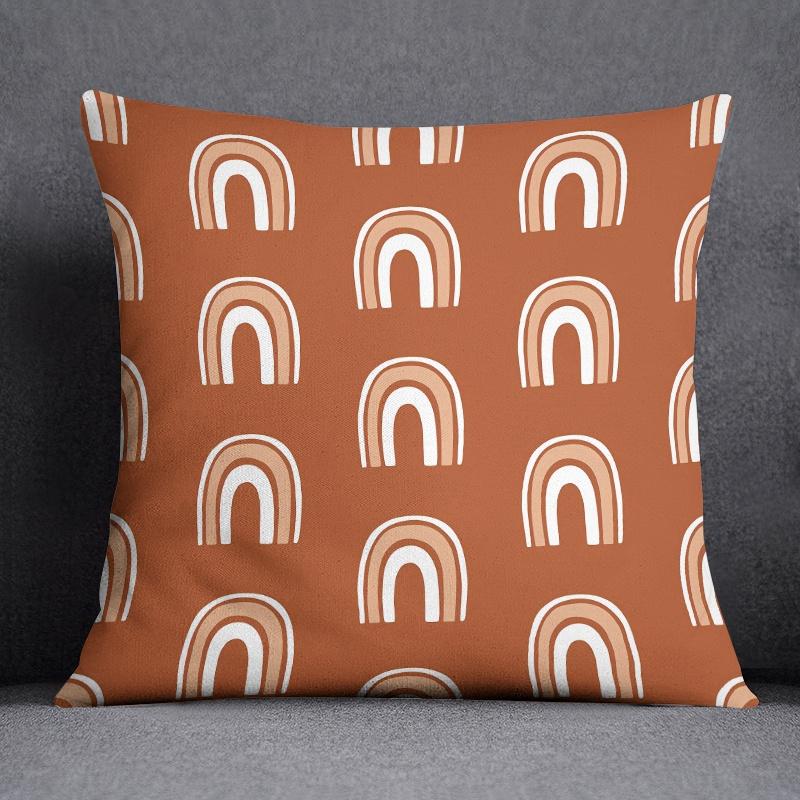 Art Abstract Design Printed Pattern Cushion Cover for Home Living Room Sofa Office Bedroom Car Decoration Pillow Cover