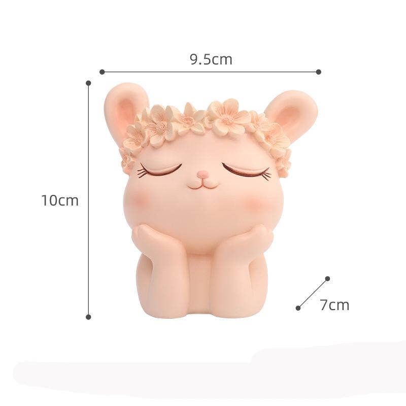 

Милая настольная ваза, фигурка, держатель для ручек с дренажным отверстием, цветочный горшок, бонсай для украшения дома, офиса, спальни, украшения для хранения