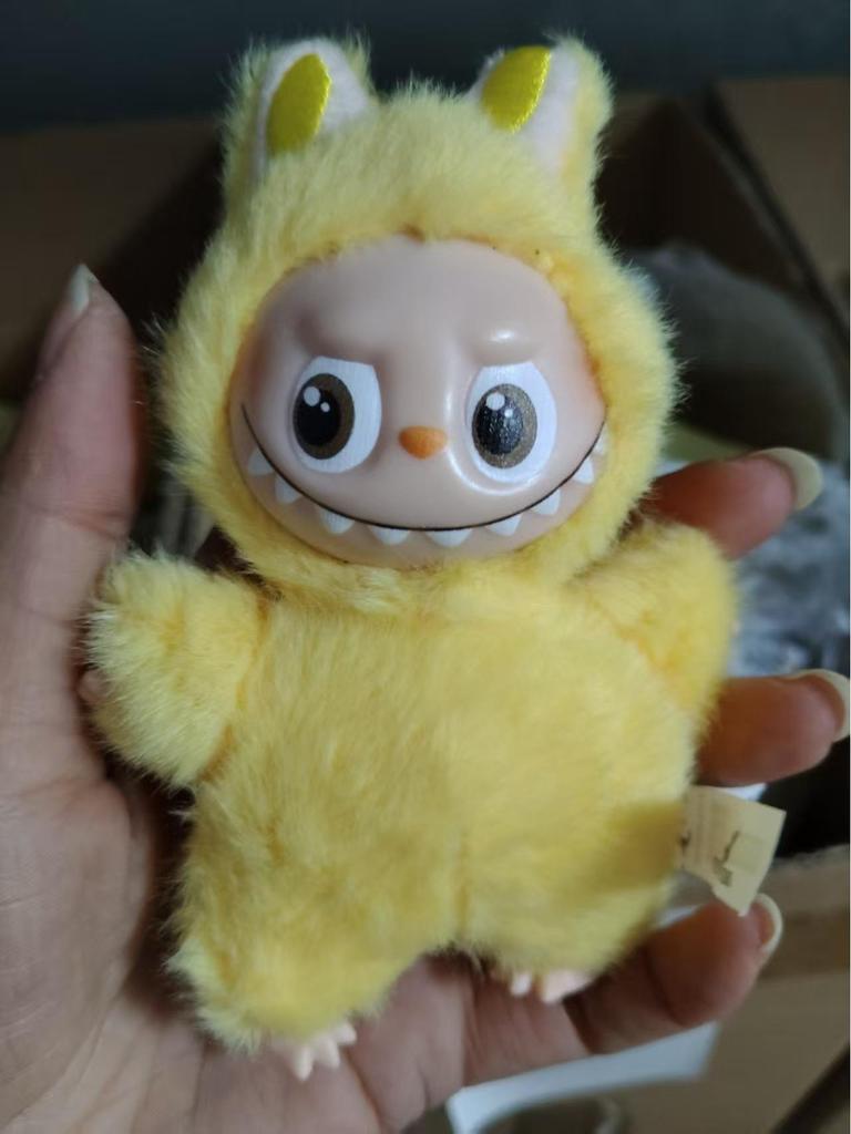 In Stock: Fast Shipping Fabric Doll Keychain with Vinyl Face - Blind Box Plush Figure