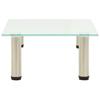 VidaXL Meuble TV Givré 40x35x17 cm Verre trempé 322759