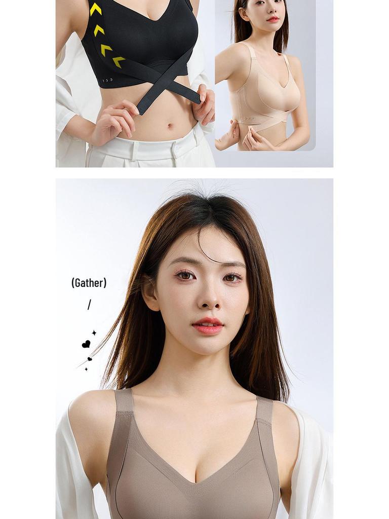 Seamless Backless Bra: U-Shaped Cartoon Print for Enhanced Look - Women's Summer Style