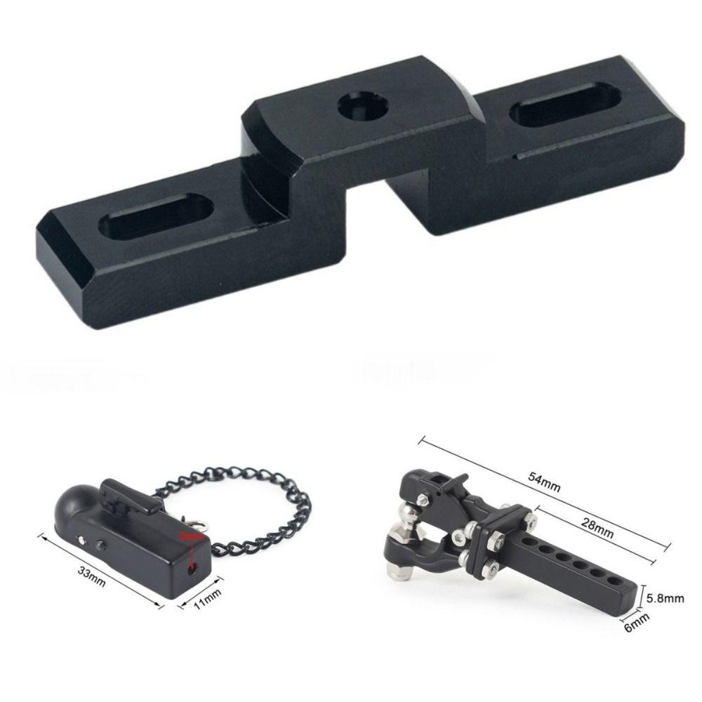 1/10 RC Tow Hitch Mount Metal RC Car Parts Trailer Hook for SCX10 II TRX4 D90 TF2 CFX RGT EX86190