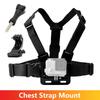Chest Strap Mount Adjustable Harness Elastic Holder For GoPro Hero 13 12 11 10 9 8 7 SJCAM AKASO Insta360 DJI Osmo Action Camera