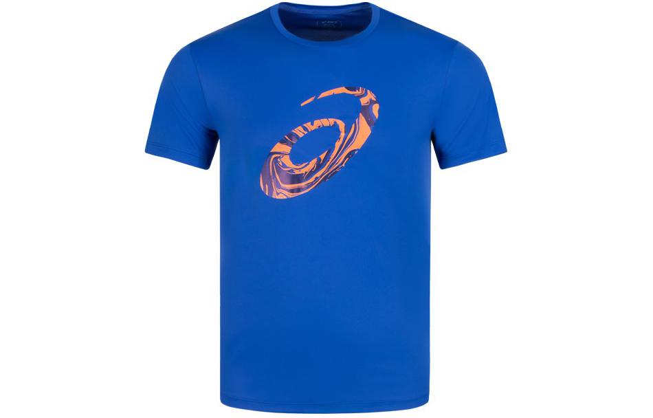 ASICS SPIRAL T Shirt Men s Blue 2011C743-400 S