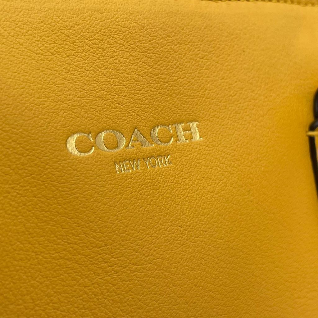 Used COACH Handbags and Carryalls Legacy Legacy Leather Candace CarryallHandbag yellow leather Women