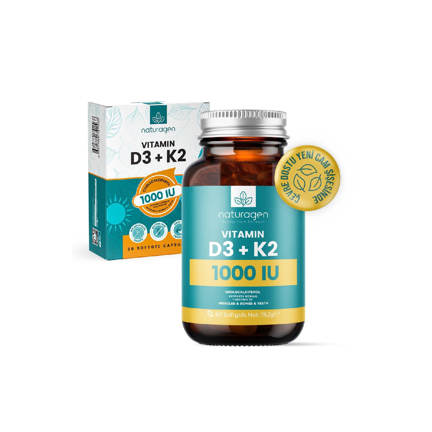

Vitamin D3 K2 1000 Iu 60 Capsules