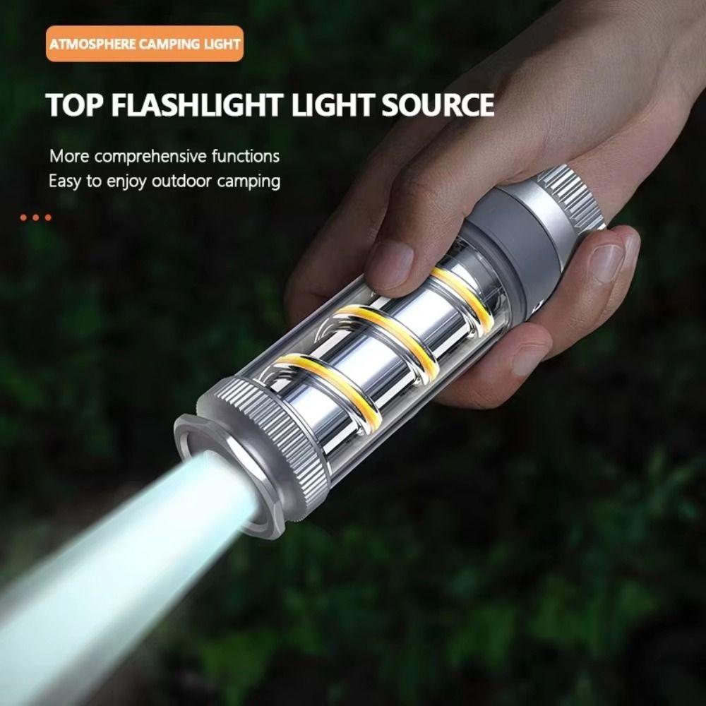USB Chargeable LED Camping Lights Stepless Dimming Emergency Lighting  Emergency Use