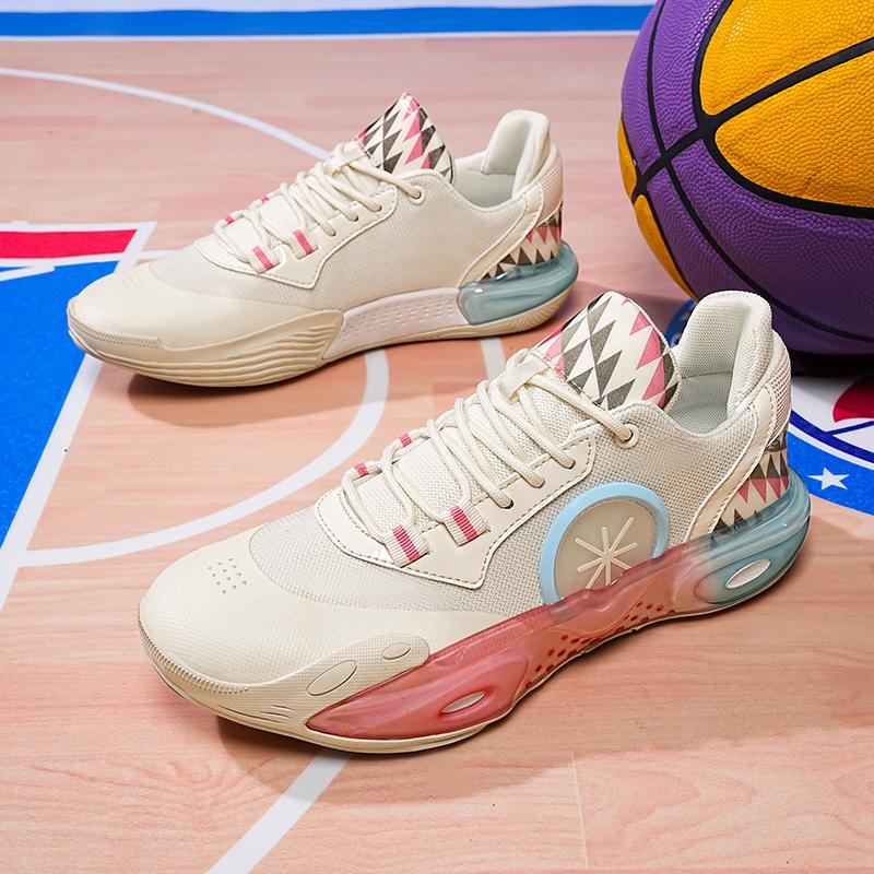 Basketball Shoes Men's New Summer Low-Top Men's Shoes Professional Shock-Absorbing Sports Shoes Big Children's Sneakers