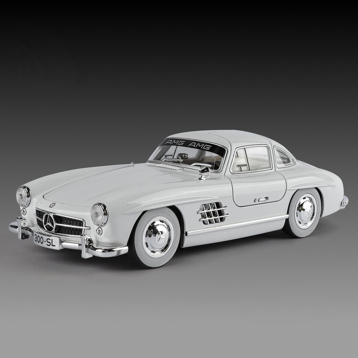 

1:18 Benz 300SL High Simulation Scale Metal Model Car Bedroom Decoration & Boy s Birthday Gift Living Room Decorations & Holiday