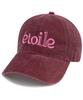 Wig Etoile Stone Washed Ball Cap - Burgundy