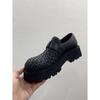 Men's 2025 Summer Big Head Business Hand-woven Leather Casual Leather Shoes High-end Atmospheric Thick-soled Derby Shoes
