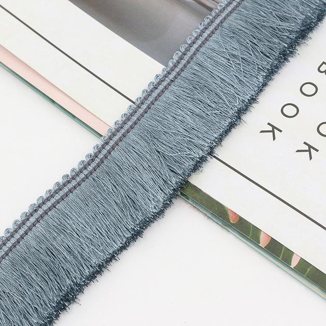 3 yards/lot Billiga Tjocka tofskanter 2,8 cm bred polyestergardin/kuddkant Örhänge/väska Dekorativ spetsfranssömnad