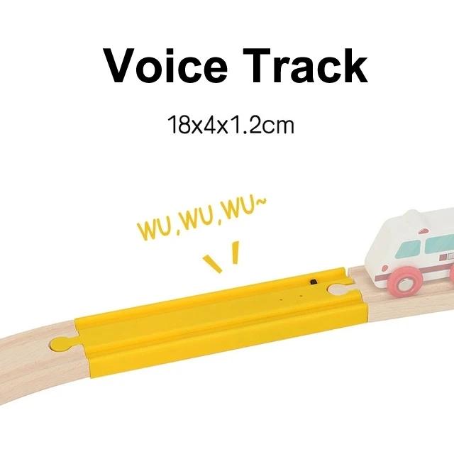 

All kinds of Wooden Train Tracks Accessories Beech Wood Railway Tracks Wooden Bridge Tunnel fit for Wood Tracks Toys for Kids