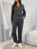 Autumn/Winter Fashion Women's Solid Color Soft Fabric Commuter Suit
