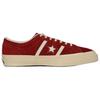 Converse Star&Bars SUEDE Comfortable and Versatile Slip-resistant and Wear-resistant Low-top Skate Shoes Unisex Red