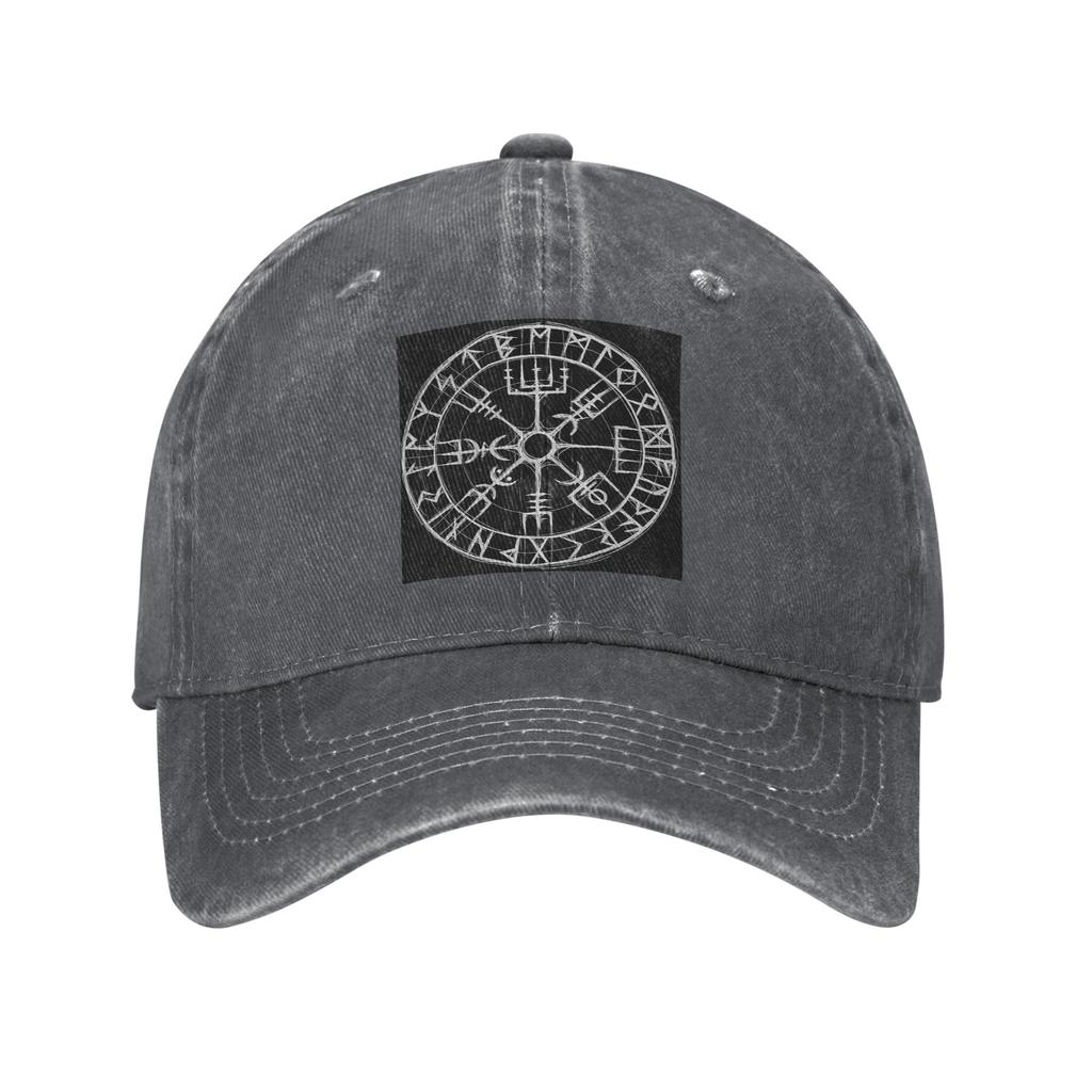 Viking Mythology Vegvisir Shield Valhalla Denim Cap Casual Baseball Caps Adjustable Hat Summer Unisex Baseball Hats