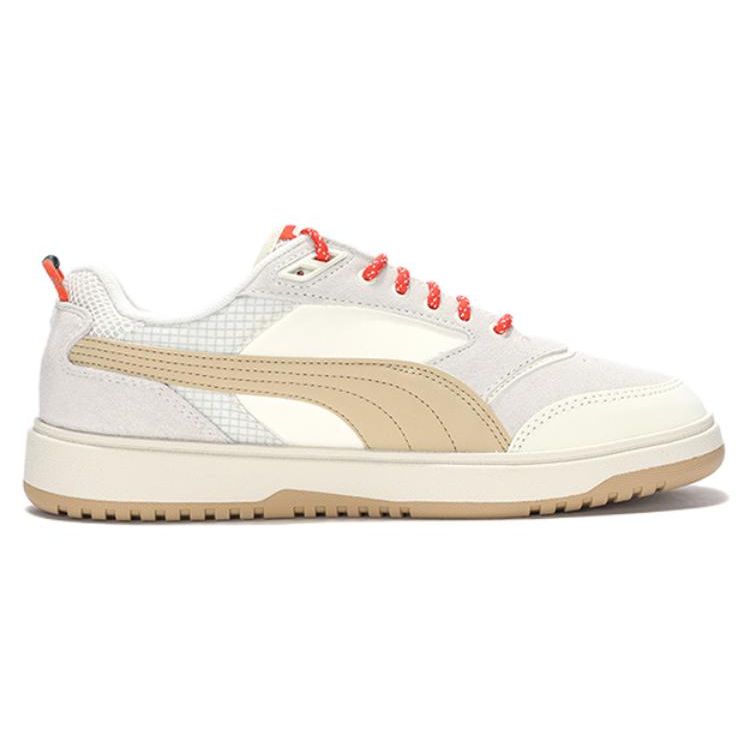 Puma Ca Pro Stylish Versatile Breathable Lightweight Low-Top Casual Shoes Unisex Casual Shoes White Gray 397121-01
