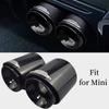 BGC1 1 Pcs For Mini Cooper F54 F55 F56 F57 R60 R61 F60 R55 R56 R57 R58 R59 S JCW Carbon Exhaust Tip Pipe Car Accessories