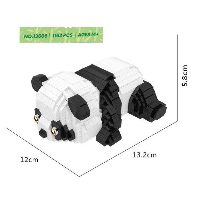 Mini Blocks Building Toy Lovely Animal Panda Plastic Bricks Collection For Kids Christmas Gifts Juguetes Girl Present
